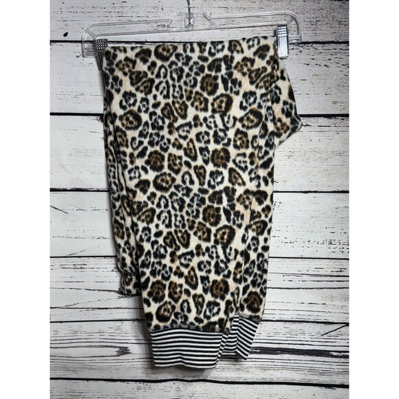 Secret Treasures Leopard Print Loungewear Pants NWOT L/G 12-14 - Picture 1 of 5